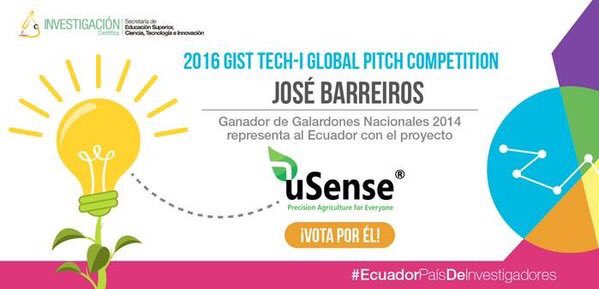 uSense_Agro's tweet photo. ¡Gracias! @EduSuperiorEc @compaiRENE por el apoyo a #StartUp ecuatoriana #EcuadorPaísDeInvestigadores https://t.co/lZdEGCneQj