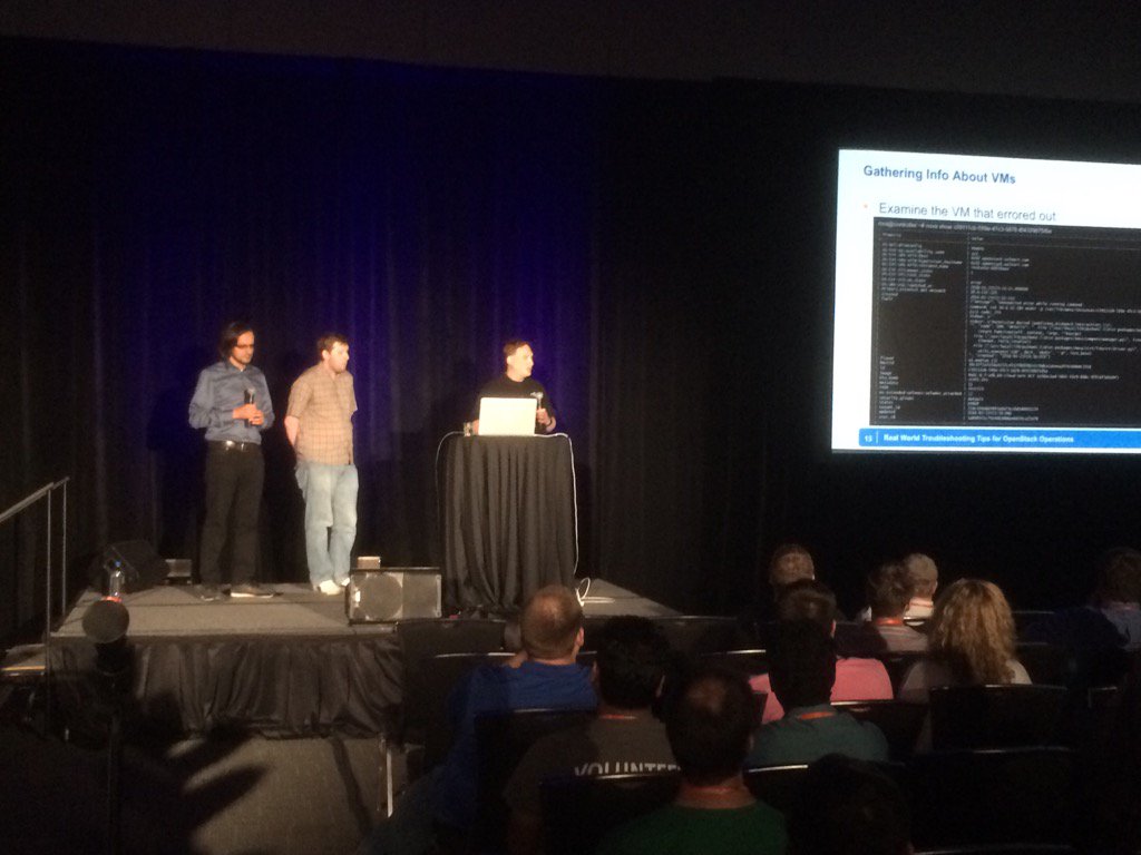 sarob's tweet image. #walmartlabs speaks on #openstack troubleshooting in Austin. @amitry