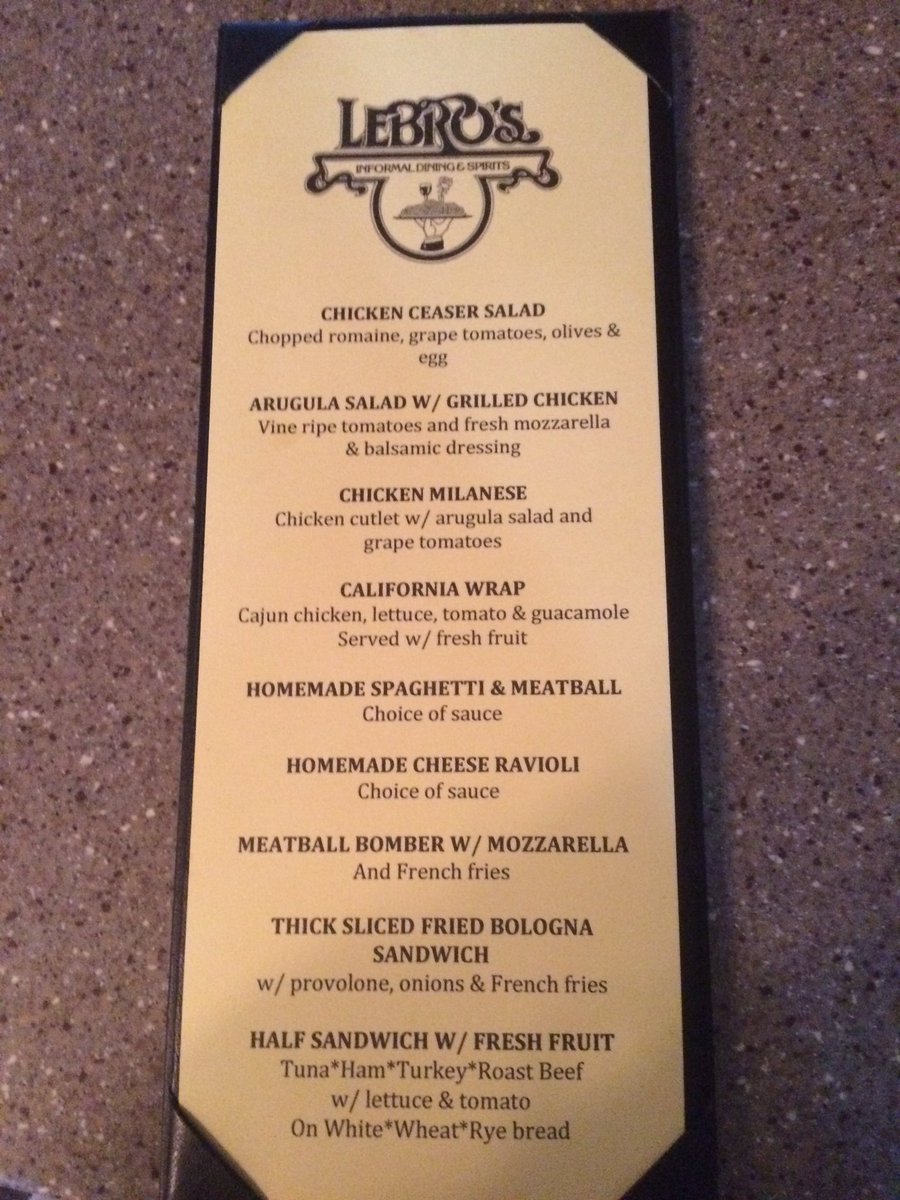Lebrosbuffalo's tweet photo. @MrBuff22 here's the menu. M-F 11am-3pm! Thanks https://t.co/9d4IuWs3GN