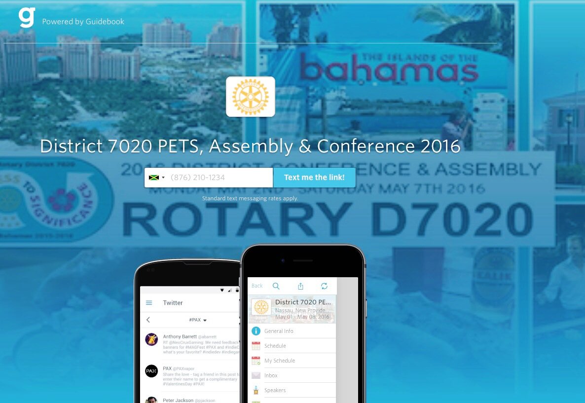 Cyarla's tweet photo. District 7020 unveils Conference  MOBILE APP. Download today! #unleashtheawesome7020  https://t.co/fKGLx4zUJw https://t.co/PvTTEqHCA8