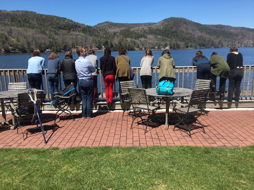 #BHS students contemplating #stuvoice at #p2vt lunch break <a href="/BTVSchools/">Burlington Schools</a> <a href="/yatstvt/">@yatstvt</a>
