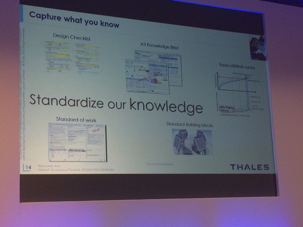 DanielJonesLean's tweet photo. Ways of standardising knowledge @CcileanEngine from @thalesgroup #LPPDE16 https://t.co/G03q8hU7WS