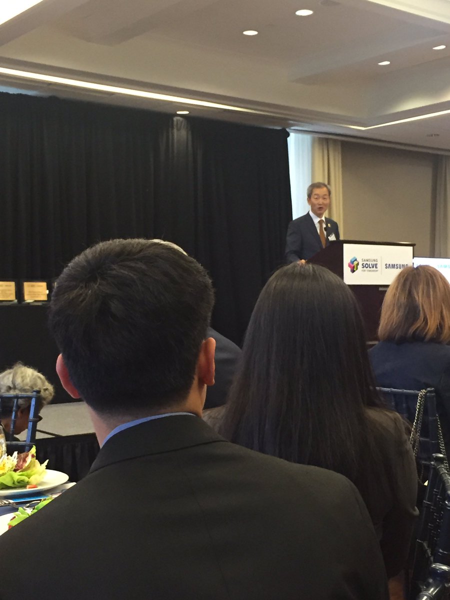 CTATech's tweet photo. His Excellency Ahn Ho-Young, Ambassador of the Republic of Korea to the US speaking at #SamsungSolves https://t.co/gNm9FBLXCE