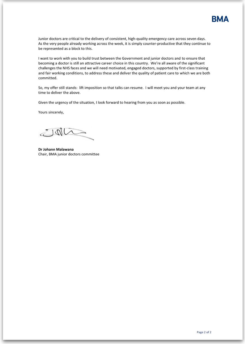 johannmalawana's tweet image. Following the end the current spell of action we have again written to the sos.