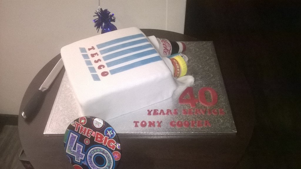 Celebrating an amazing 40yrs service.....congratulations Tony Cooper!