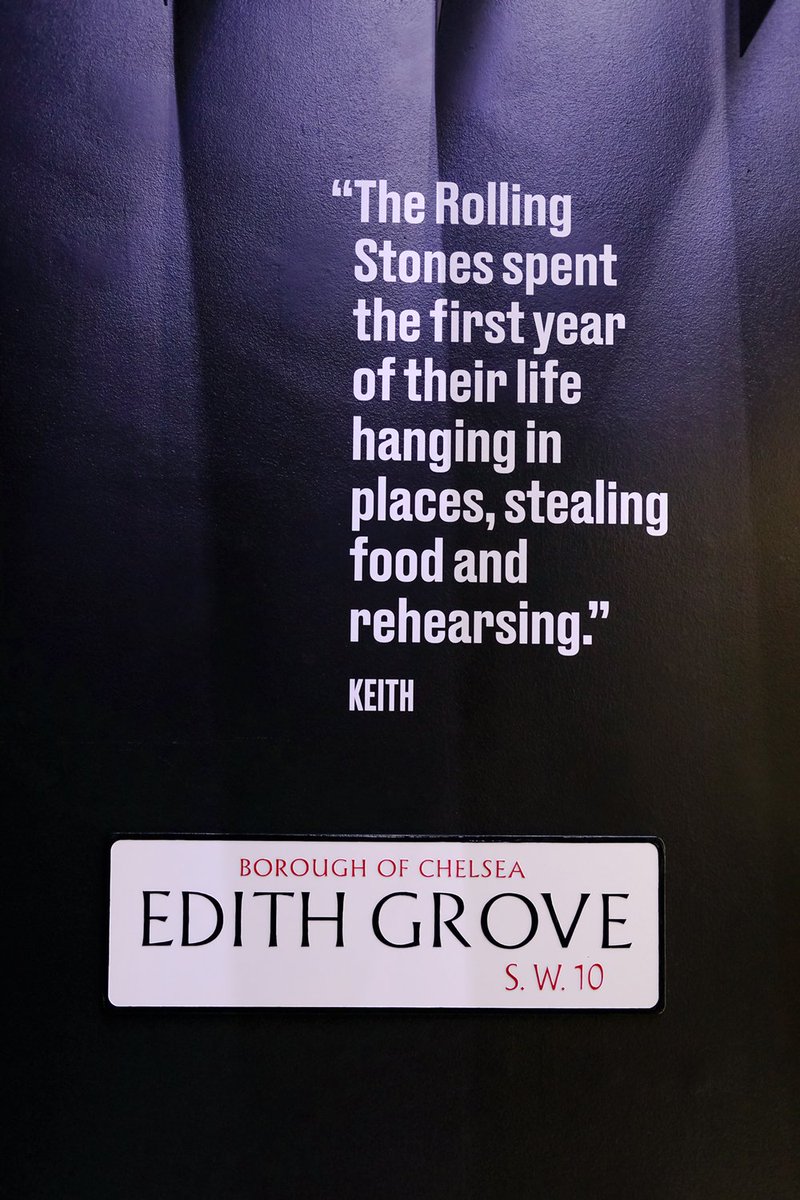 RollingStones's tweet photo. Exhibitionism features a recreation of the flat in Edith Grove where Mick, Keith &amp; Brian lived in 1963 #StonesIsm https://t.co/0X3mm0dWbw