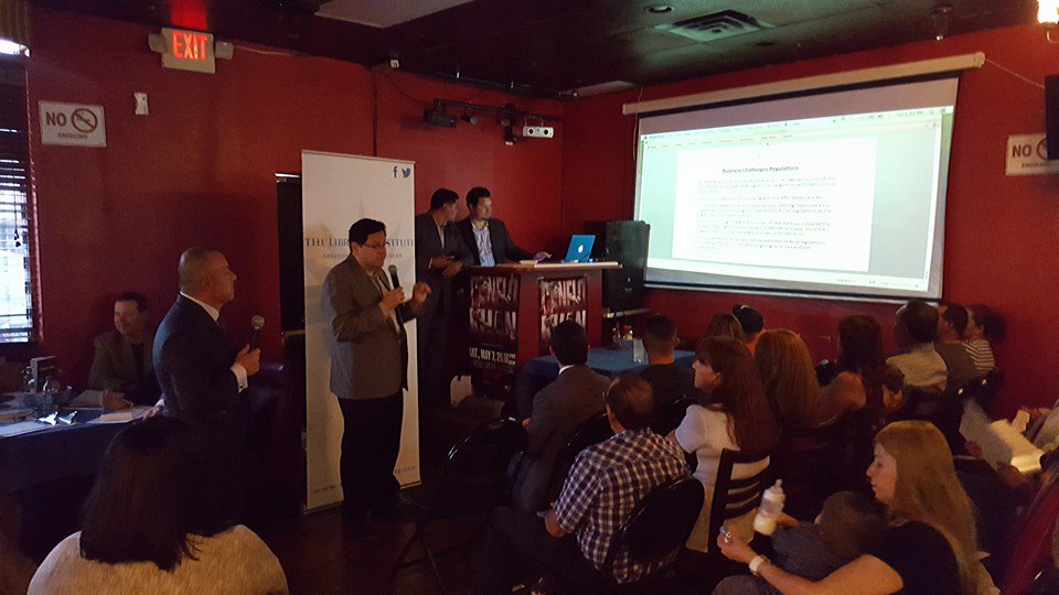 danielggarza's tweet image. Packed room at @LIBREInstitute's "How to Start a Small Business seminar". in Las Vegas, NV last night. #BeLibre