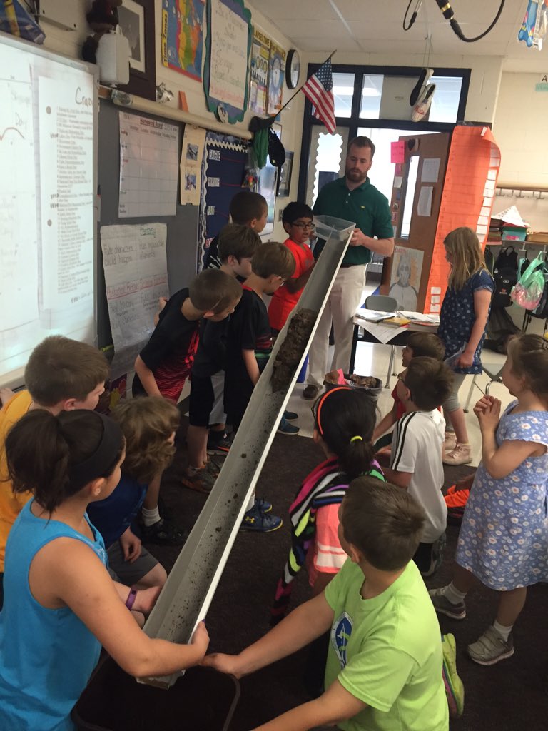 SnyderNLE's tweet photo. Demonstrating the importance of plants and their roots in fighting erosion.  #lcps16 #nle16 #deforestation https://t.co/1CfuzPjZAy