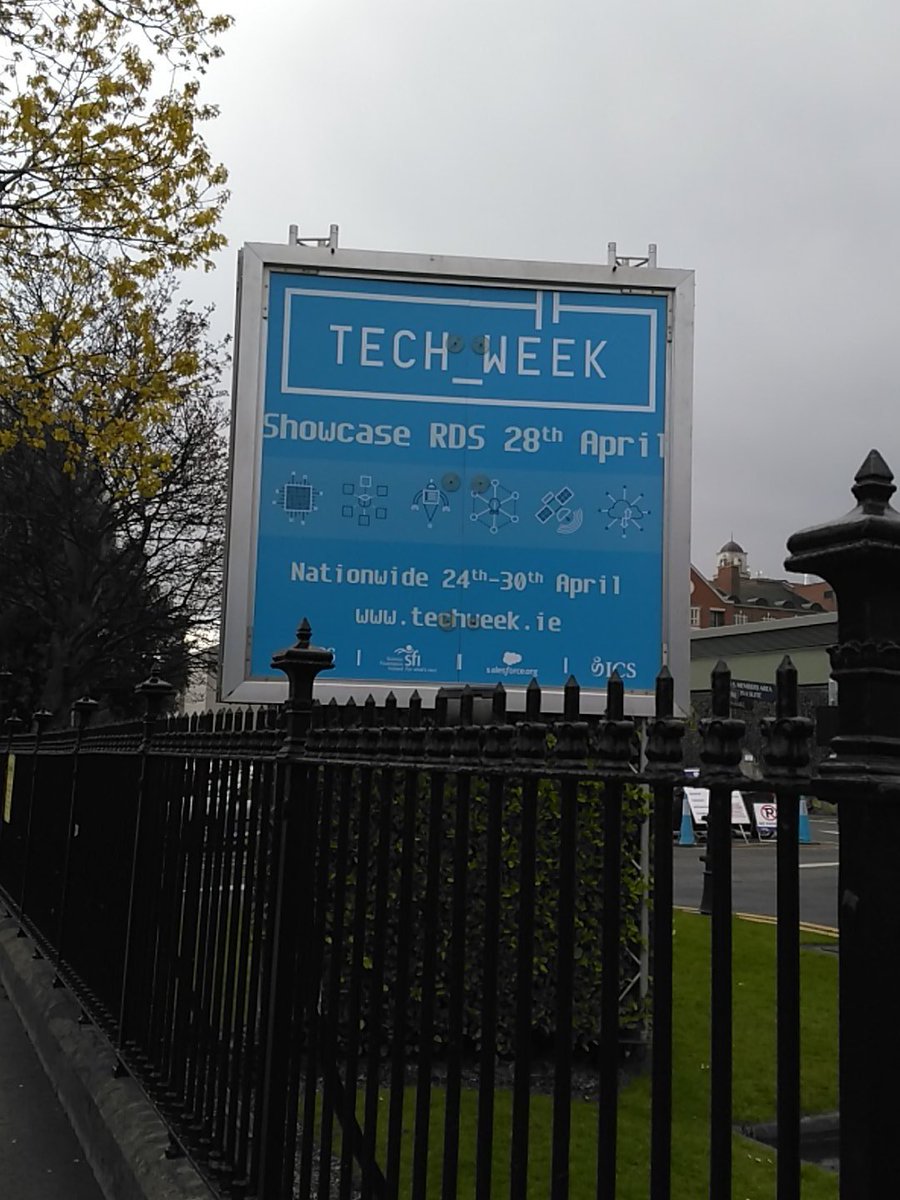 RDS looking well ahead of tomorrow's <a href="/F1inSchoolsIRL/">F1 in Schools Ireland</a> National Finals as part of the <a href="/TechWeekIRL/">Tech Week Ireland</a> Showcase #STEM