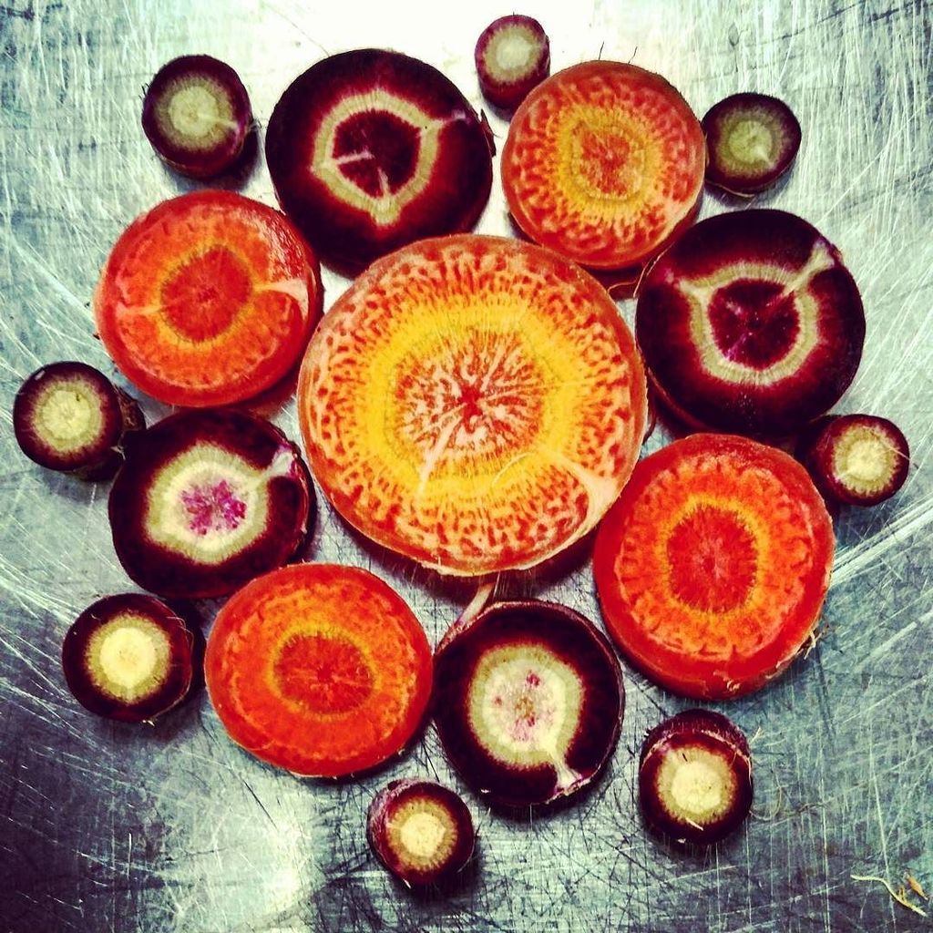 groundfloorfarm's tweet photo. Carrot mandala #sacredgeometry #naturalbeauty #foodasart https://t.co/tQY6XPI0VO