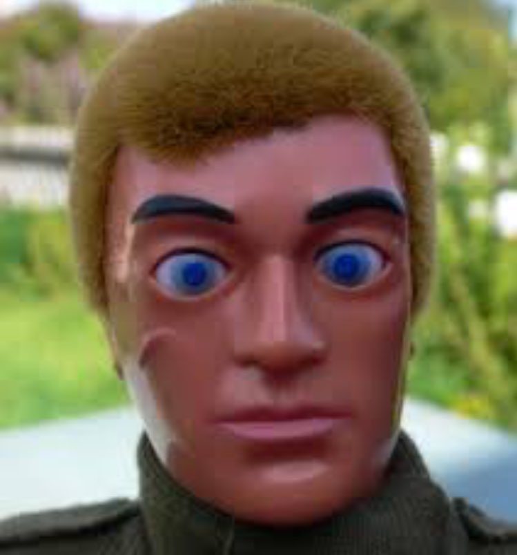 sarris71's tweet photo. I Loved my action man figure when I was little but I don't remember them looking like this #aciiid https://t.co/9LdyxYLPKc