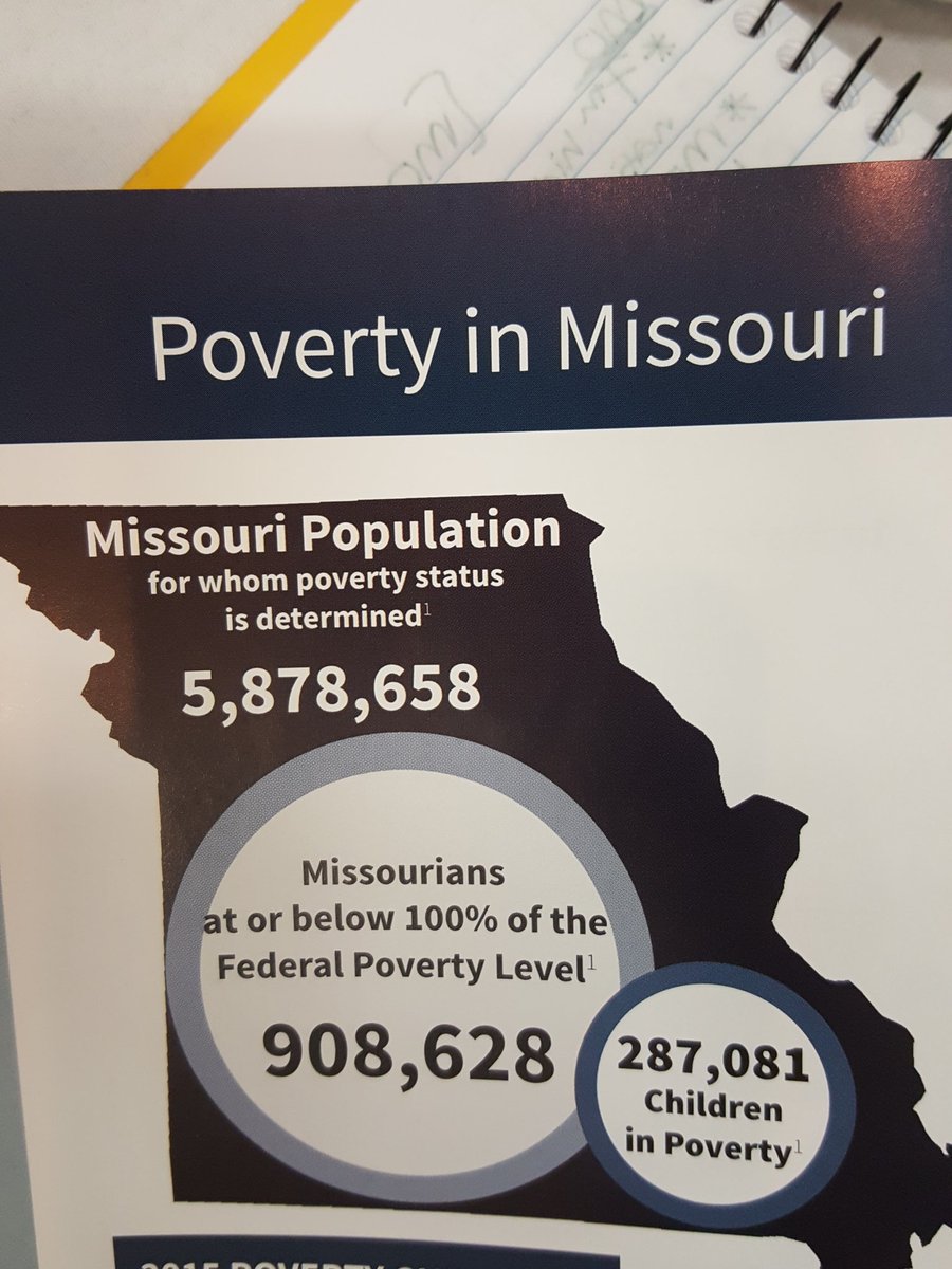 jesherman82's tweet photo. Snapshot of #poverty in #Missouri. #MOPovertySummit https://t.co/EeWBaGcOa8