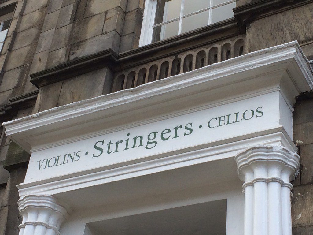 Great service @StringersMusic today, thanks. #cello #edinburgh
