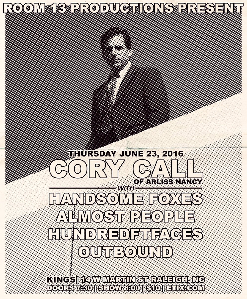 Starting a dope summer run at @kingsbarcadeNC w/ Cory Call of <a href="/ArlissNancy/">Arliss Nancy</a> &amp; <a href="/almostpeople/">almostpeople</a> spanning NC, DC, NY, &amp; PA