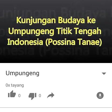 Launching video Umpungeng Titik Tengah Indonesia ada di Soppeng m.youtube.com/watch?v=DTk2Tj… #AyoKeSoppeng