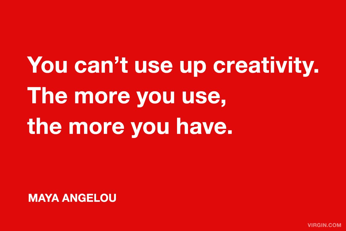 richardbranson's tweet image. My top 10 quotes on creativity: virg.in/bTG5i