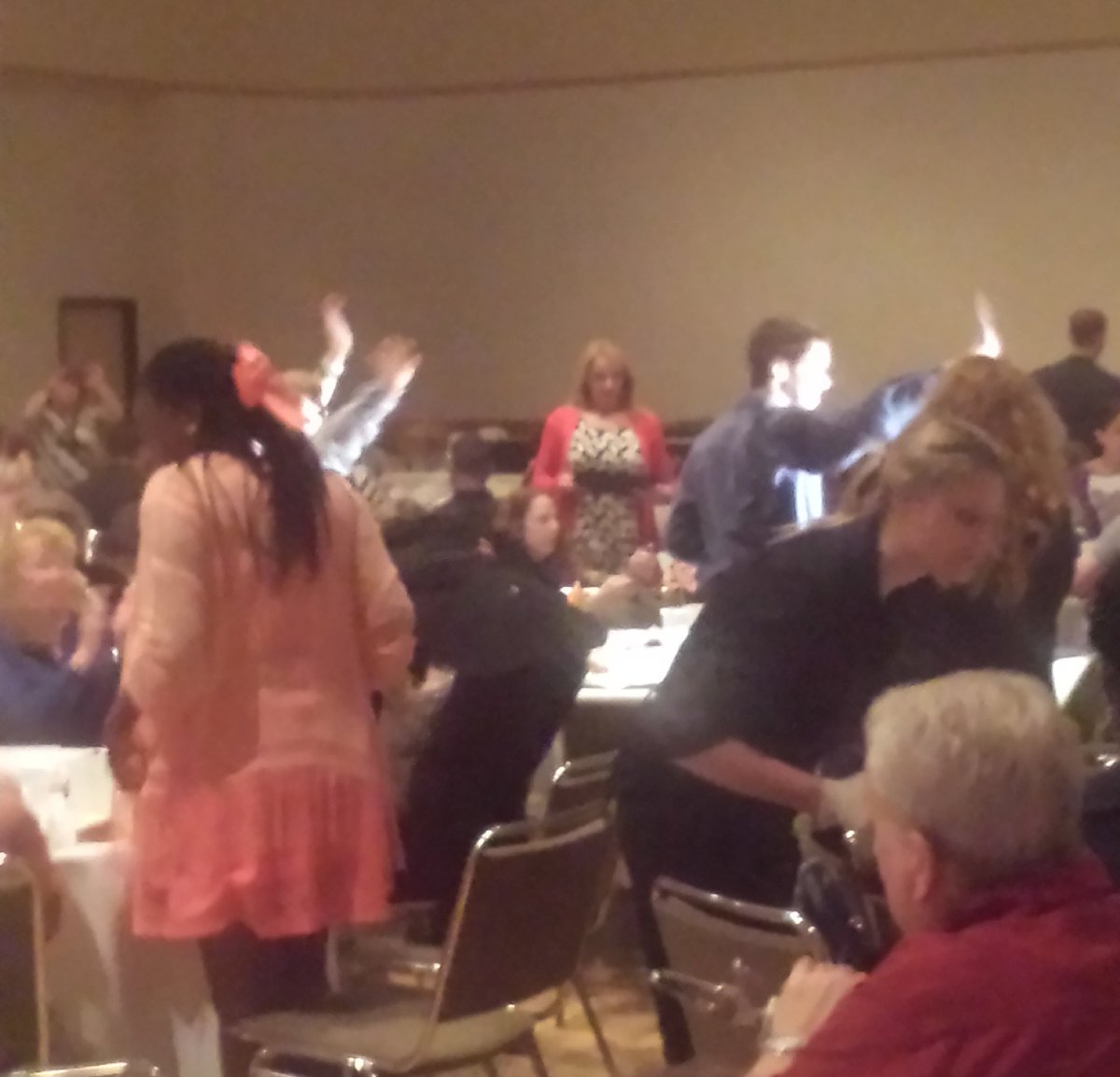 Honor eating lunch with <a href="/CmsColts/">Colleyville Middle School</a> Sp Olympians &amp; enjoy them being recognized!  Thank u <a href="/grapevinerotary/">Grapevine Rotary</a> and <a href="/GCISD/">Grapevine-Colleyville ISD</a>!