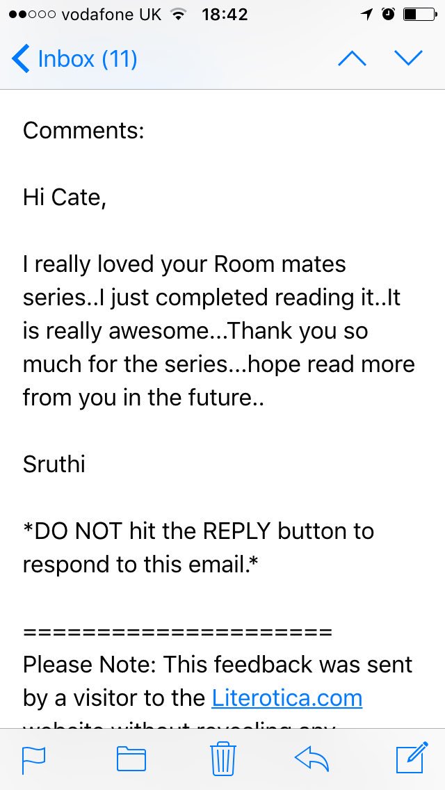 cate_thomas's tweet photo. What a lovely end to the day. #ReaderLove #Feedback #AmWriting #TimeToStartSomethingNew #ThankYou https://t.co/uEAin7km7C