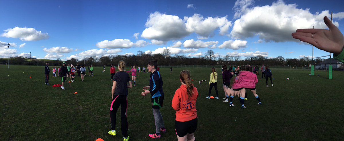 Over 70+ registered tonight,brilliant turn out and nice to see so many girls getting involved with rugby! #tafvalley