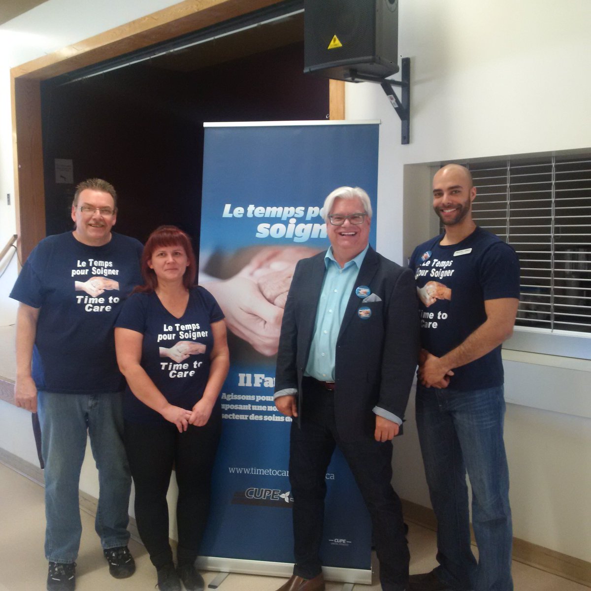 FredHahnCUPE's tweet photo. Great #TimeToCare Event in #SturgeonFalls Au Chateau @CUPEOntario #Local896 https://t.co/qclMN5Q5ie