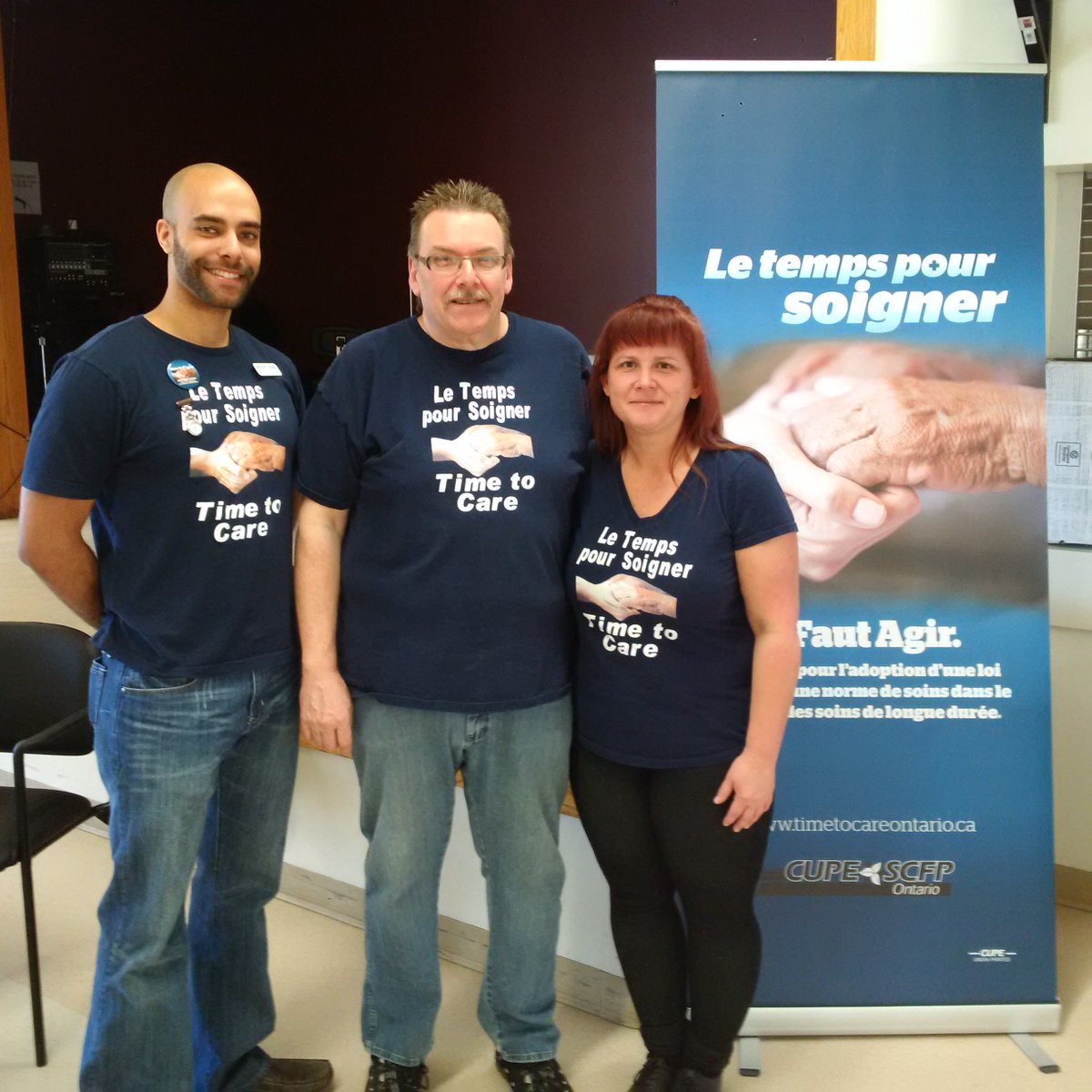 FredHahnCUPE's tweet photo. Great #TimeToCare Event in #SturgeonFalls Au Chateau @CUPEOntario #Local896 https://t.co/qclMN5Q5ie