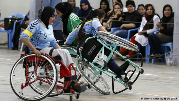 Vision of endurance: #Afghanistan women wounded in war compete in wheelchair #basketball