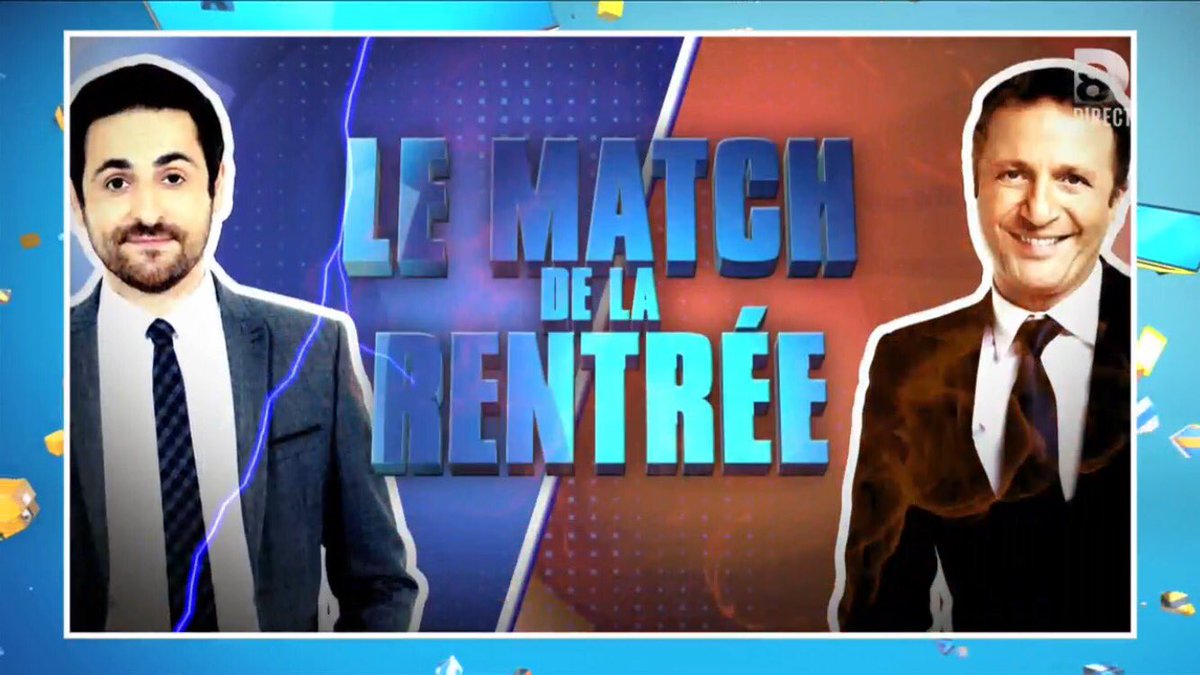 TBT9_W9's tweet photo. Le match de la rentrée : Camille VS Arthur ! #TPMP https://t.co/7BGpQNR9Ql