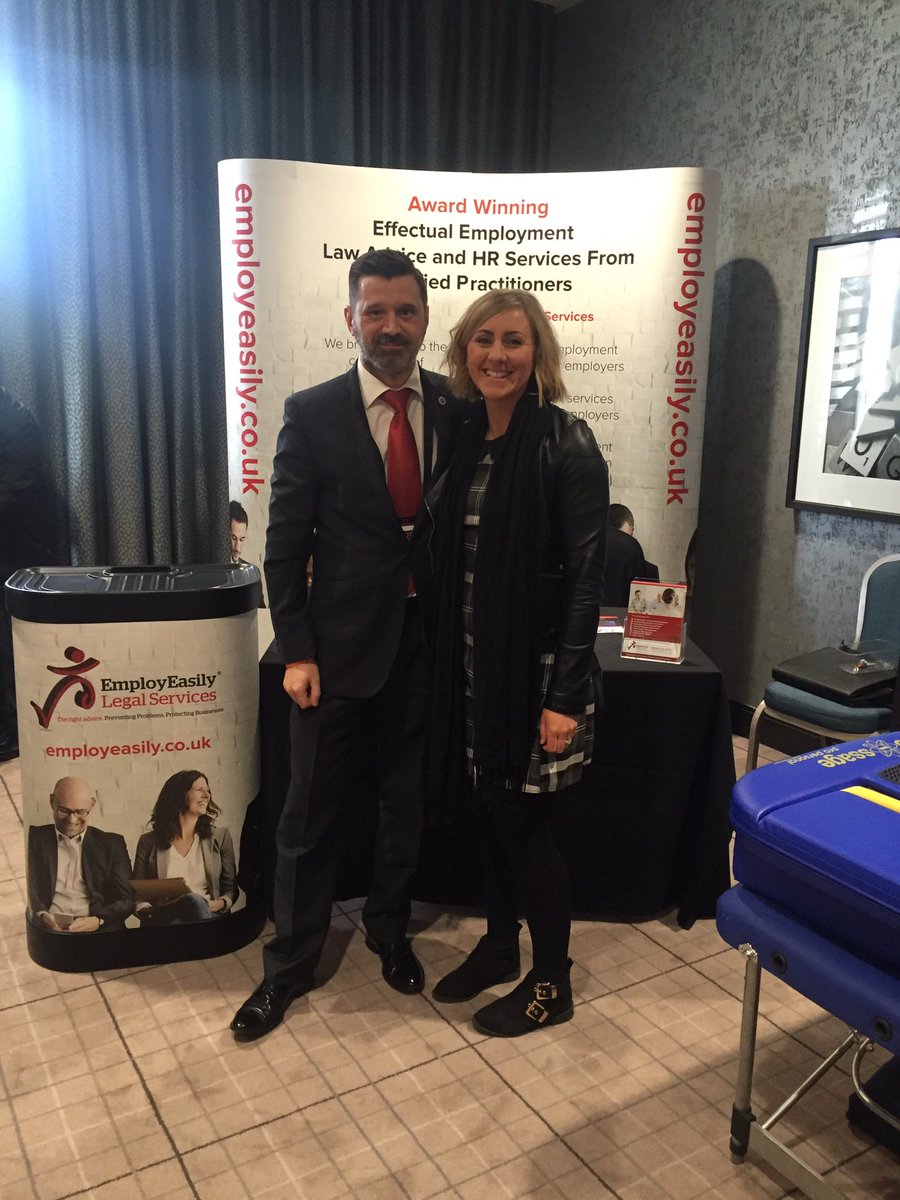EmpLawServices's tweet photo. Look who stopped by our stand at today's #b2bglasgow roadshow - @katiebulmer1 - great to meet you today! #EEHR https://t.co/DBdfGOnleU