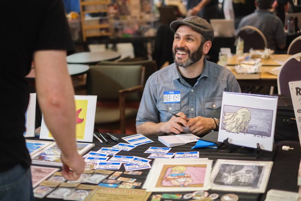 AnnieBAlaska's tweet photo. Thanks for making #ComicCamp AWESOME @leepost https://t.co/yHQoXCpckk