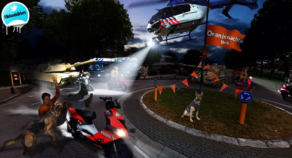 Foto's druppelen binnen #oranjenacht