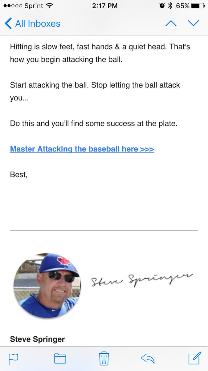 Cville_baseball's tweet photo. Love the message! 

Am I attacking the ball or is the ball attacking me? 

Great perspective @qualityatbats https://t.co/6zmPMGirjZ
