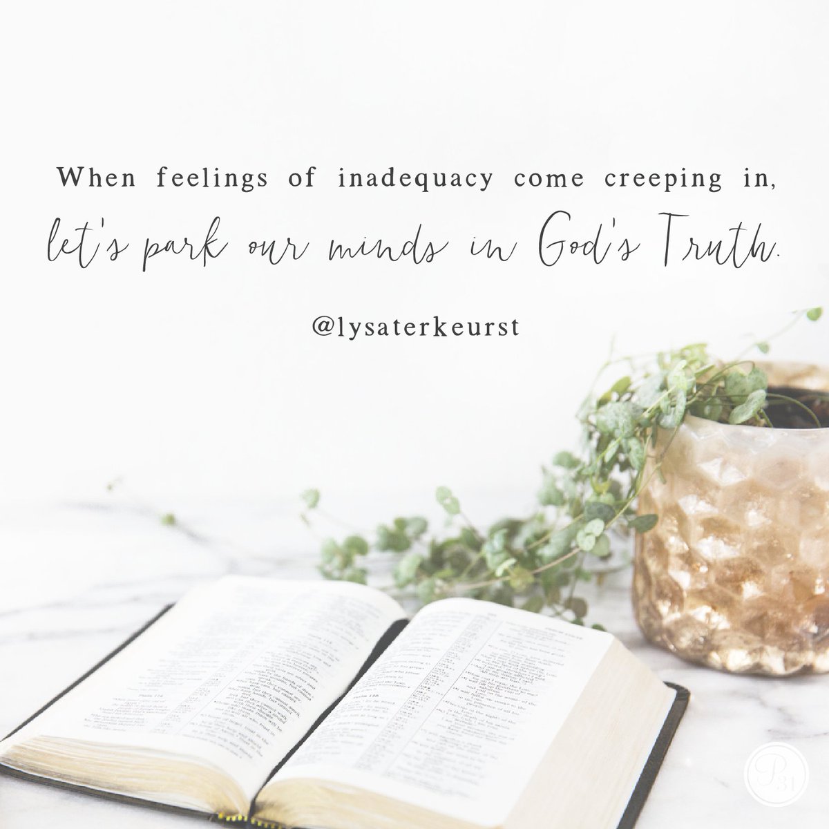 LysaTerKeurst's tweet image. You are not inadequate. You are in progress. (And might I mention your hair looks fabulous today as well.)