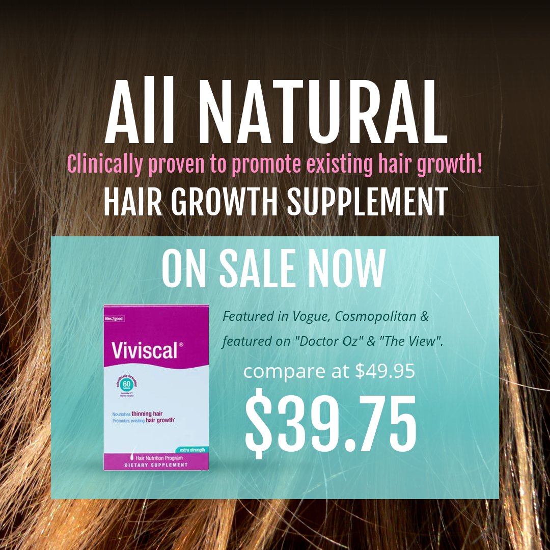 lifelinesupp's tweet photo. Nourish #thinninghair from within with #viviscal! #onsale now! 

#hairgrowth #healthyhair

https://t.co/SBePjLKXIk https://t.co/QnhW0kqIUJ