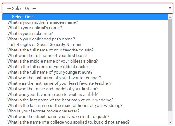 QualityFrog's tweet image. Incongruent: 
&quot;Choose a security question... Never post related information to your social networking profiles.&quot;