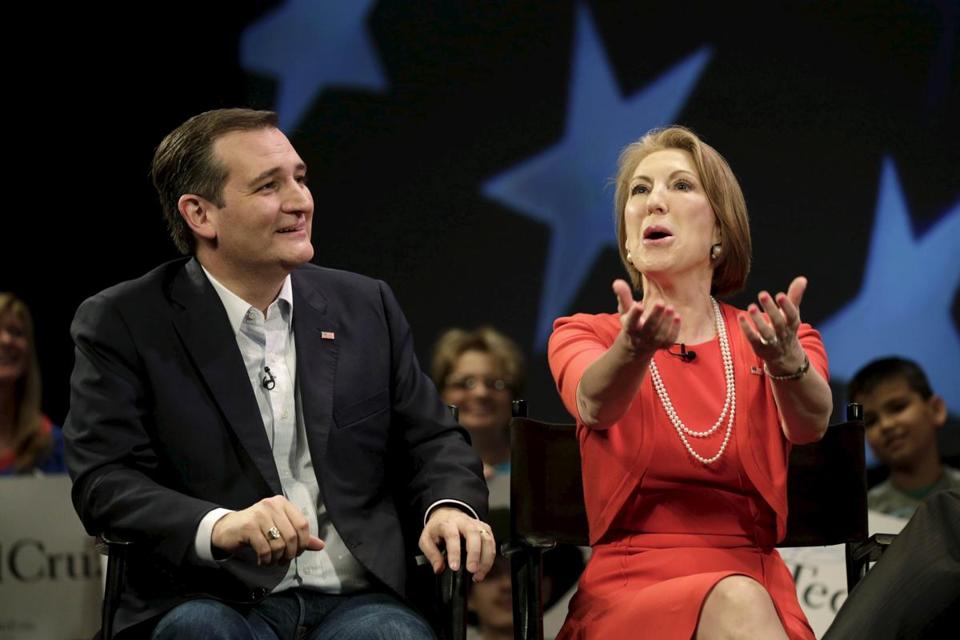 Ted Cruz picks Carly Fiorina as running mate