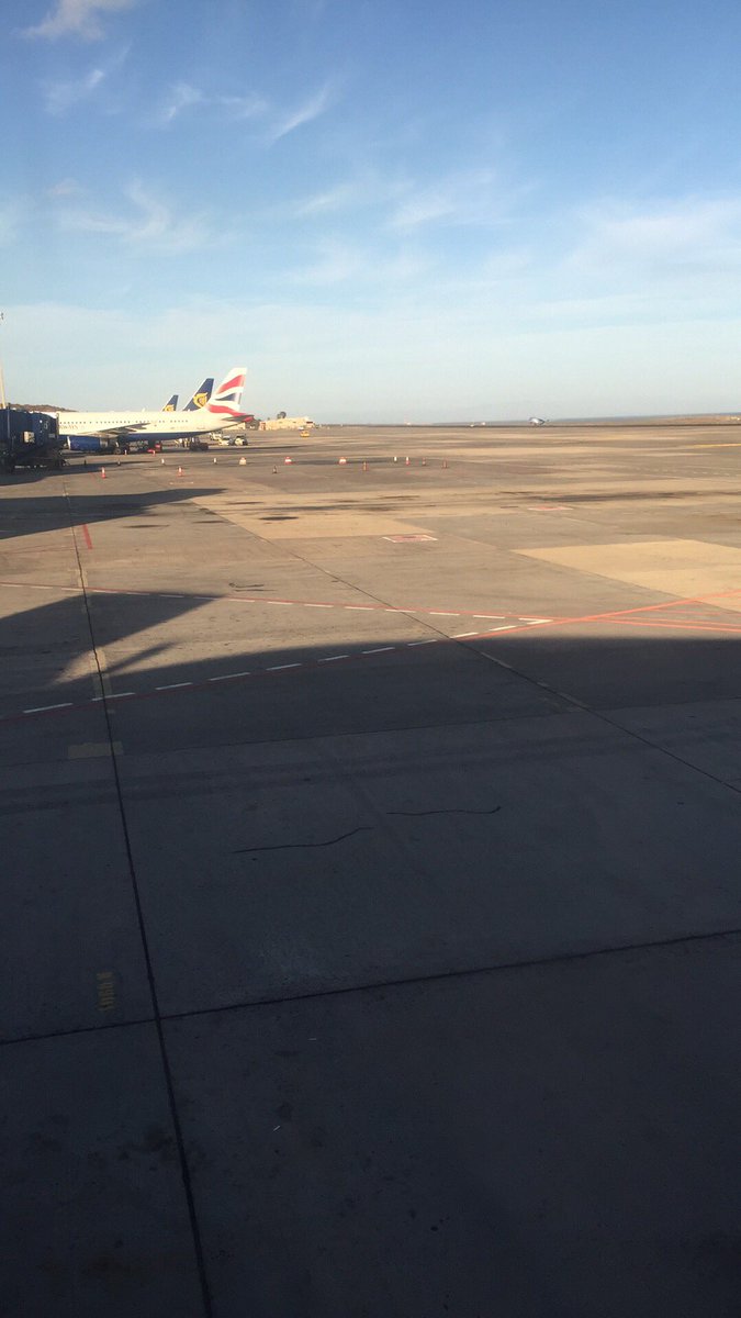brogan_chalmers's tweet photo. French air strikes !!! Do 1! Now stuck on a sweaty plane for hours not moving 😩✈️ #frenchairtrafficcontrol https://t.co/XovO22yLa3