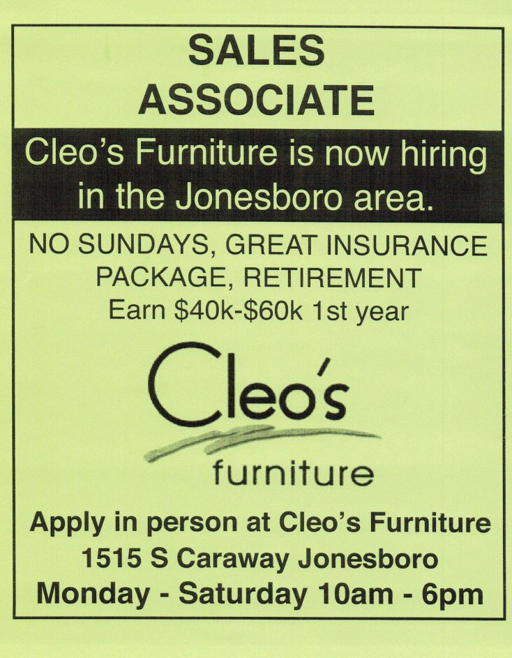 Cleo's of Jonesboro (Cleos_Jboro) Twitter