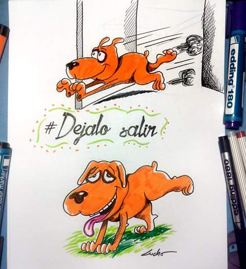 Genial la idea de <a href="/eddingArg/">edding Argentina</a> .quieren que dibujes a tu mascota Por el  #DiaDelAnimal #DejaloSalir #Lucholuna