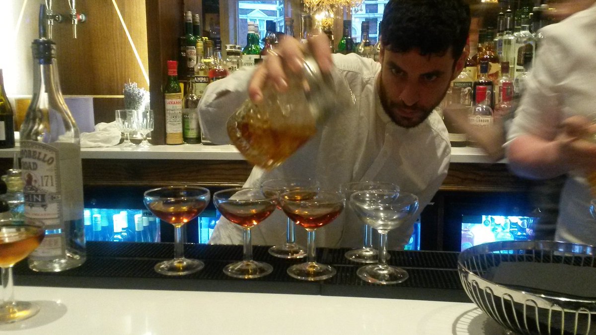 The first Martini serve is coming! Loved since 1880s till today! No wonder why! <a href="/BoulogneBar/">Boulogne Bar</a> <a href="/Portobello_Gin/">Portobello Road Distillery</a>