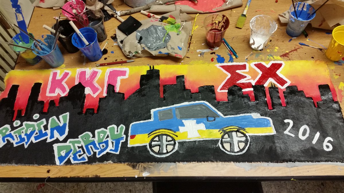 Day 1 of #DerbyDays16 is in the books. Here are our 3 favorite banners from last night! <a href="/IowaGPhi/">IowaGPhi</a> @AXOSigma <a href="/iowakkg/">Kappa Kappa Gamma</a>