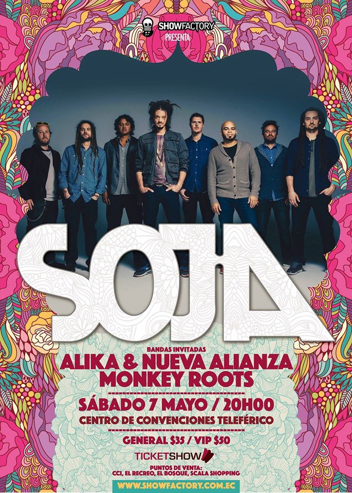 rioliveregae's tweet photo. .: @SOJALive + @AlikaAlianza + @monkeyrootsss :.    
Quito / Sábado 7 Mayo / Teleférico    
https://t.co/zjUbjR3Hzm https://t.co/V7GBBI7fdh