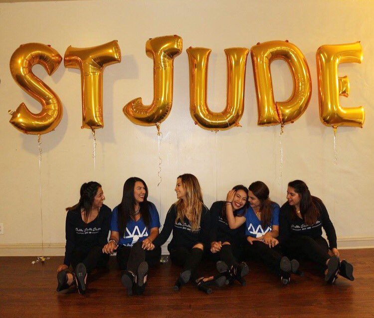We had such a great turnout at our philanthropy event yesterday! Thank you to all who came! 💛💙🍫 #dudeitsforstjude