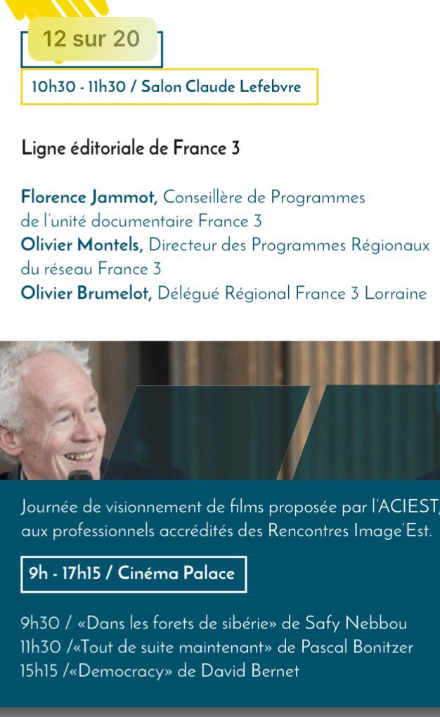 OlivierMontels's tweet photo. A #Metz aux rencontres d' #imageEst demain 10h30 avec @o_brumelot et #FJammot @F3Lorraine @France3tv https://t.co/KSqg03ePVZ