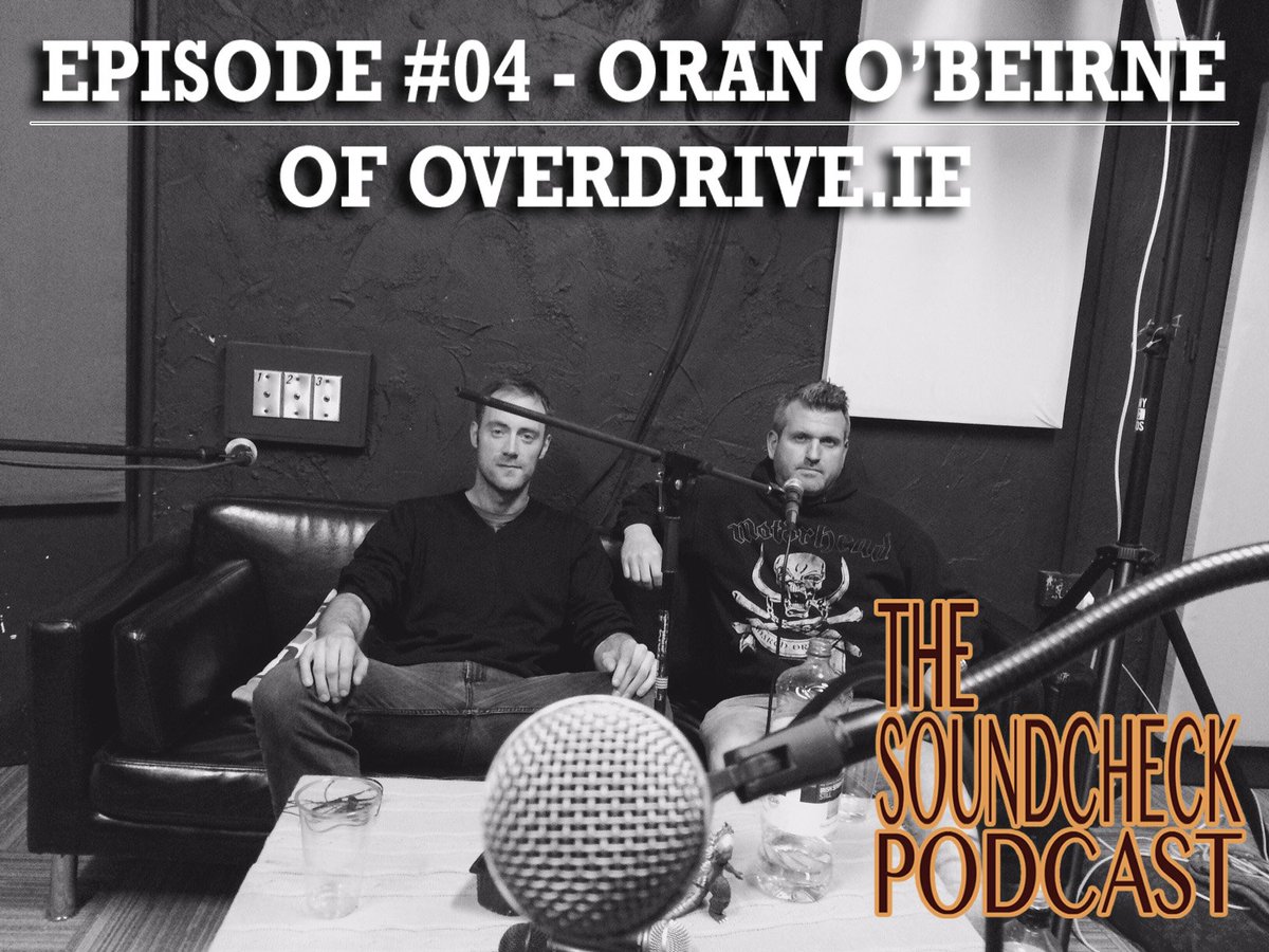 SoundcheckPod's tweet image. New Episode coming this Friday:
#podcast #ireland #overdrive #soundcheck #rock #Dublin