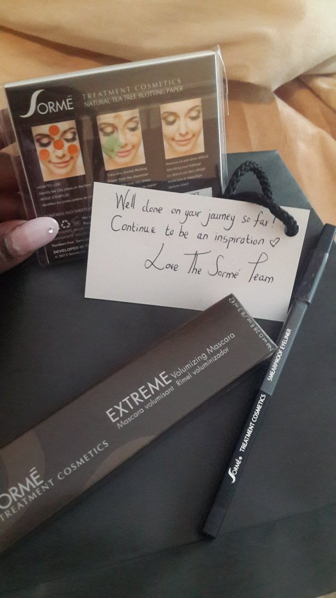 Mrs_SiboM's tweet photo. Thank you for the spoils today @sormesa  #lovemysorme #sormecosmeticssa #mrssamakeupbrand https://t.co/g5bmnx1AZ6