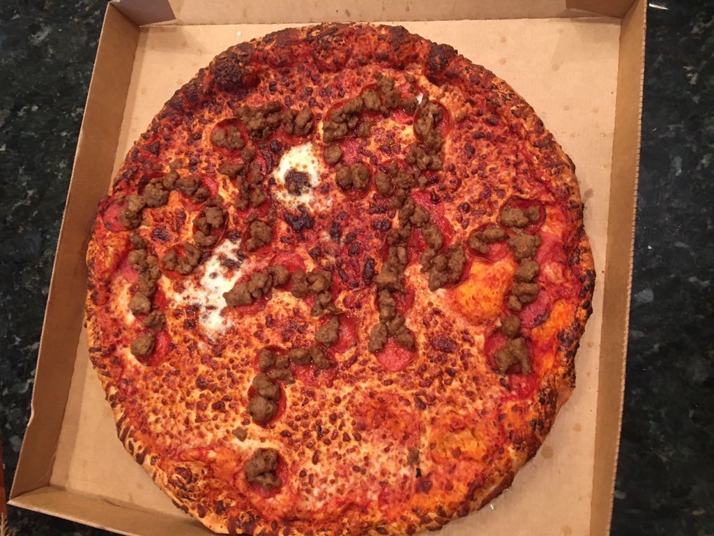 ravensprom2016's tweet photo. It wasn't too cheesy for her😉😉 #prompizza  @gotcurls4 @MackinBoylan https://t.co/RuFEJoHk4F