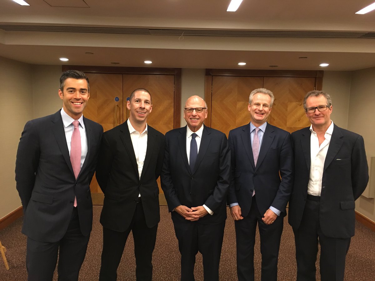 DE's @HowardLorber, @NobleBlackNYC, Christian Candy, Paddy Dring and Ian Marris at @knightfrank's Global Conference