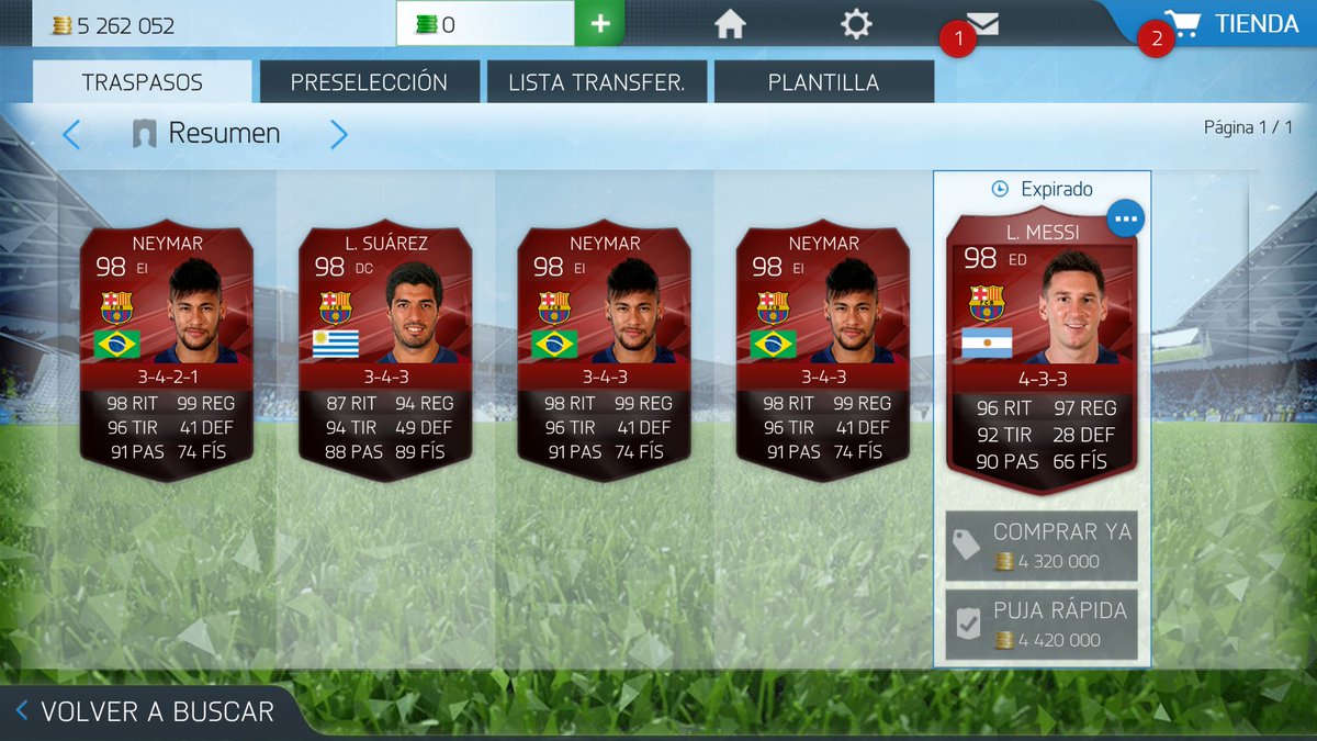 ivaanmb12's tweet photo. OMG 😱😱😱😱 OFFEERRSS ANDROID #LEGIT #FIFAMOBILE #FIFAANDROID https://t.co/MwOhu2kUaR
