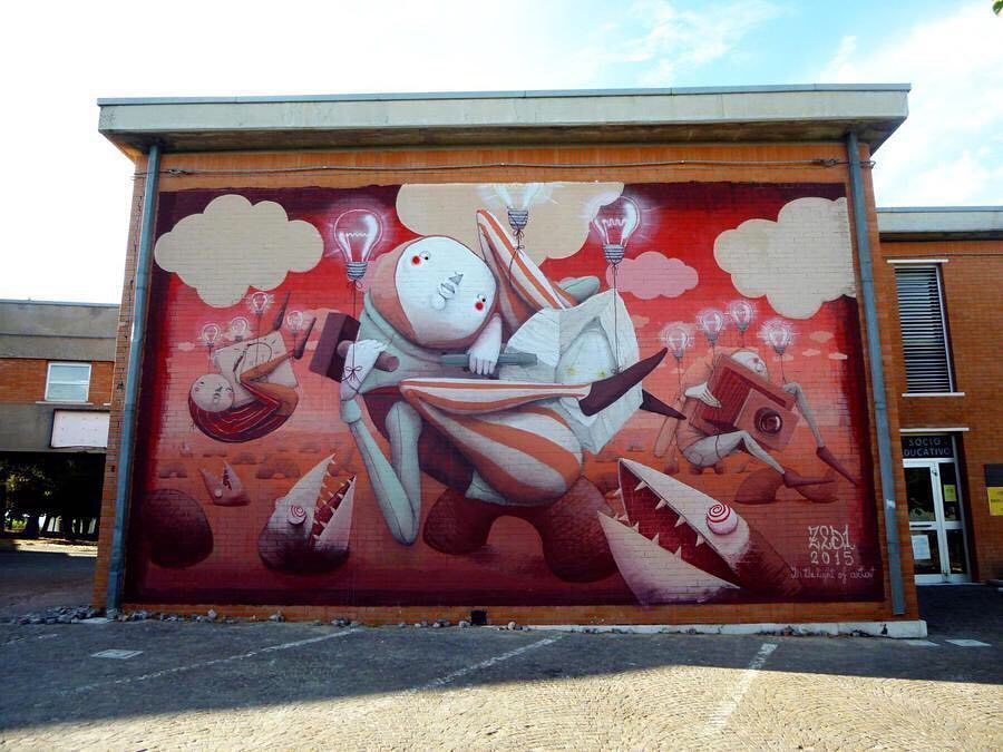 Huge wall by @zed1_marco (globalstreetart.com/zed1) #globalstreetart #graffitiart #spray #… instagram.com/p/BEtrEA2gEEZ/