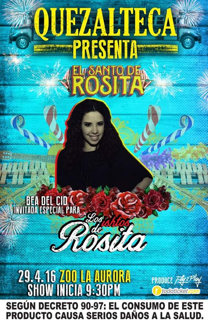 guatecultural's tweet photo. Como invitada especial de los #Ishots de Rosita #QuetzaltecaPresenta a @BeadelCid con su espectacular voz ☺👌👍 https://t.co/HZlUvjBuqU